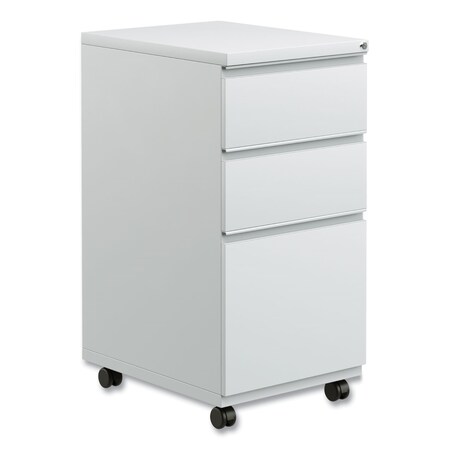 Alera 14.96 in W 3 Drawer File Cabinets, Light Gray ALEPBBBFLG